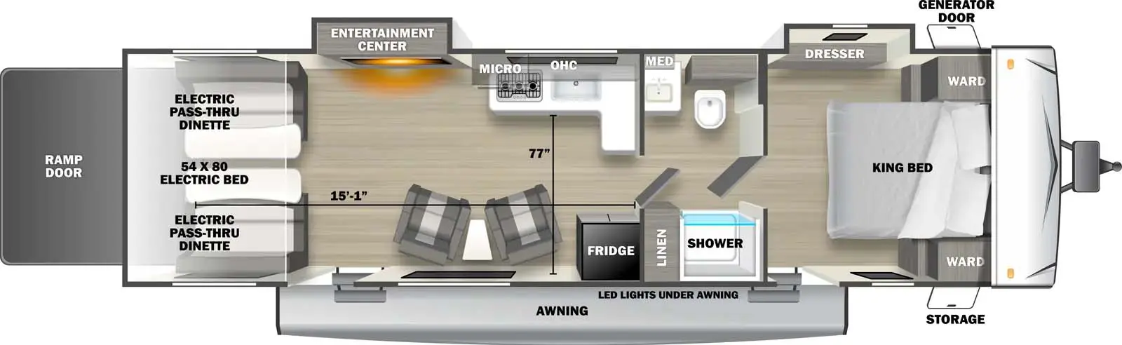 2600RLT Floorplan Image